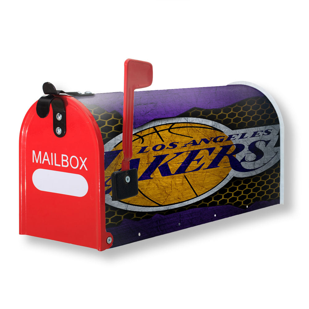 Wallpaper Sport Logo Basketball Nba Los Angeles Lakers Magnetic Mailbox Cover - 18.0" x 21.0"