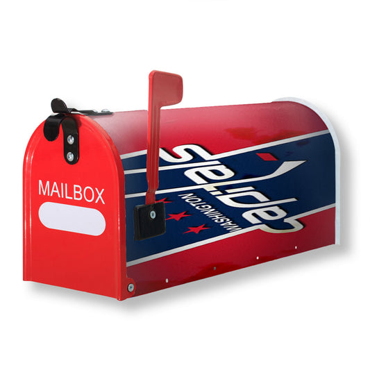 Washington Capitals Flag Magnetic Mailbox Cover 18" x 21" Outdoor Decor