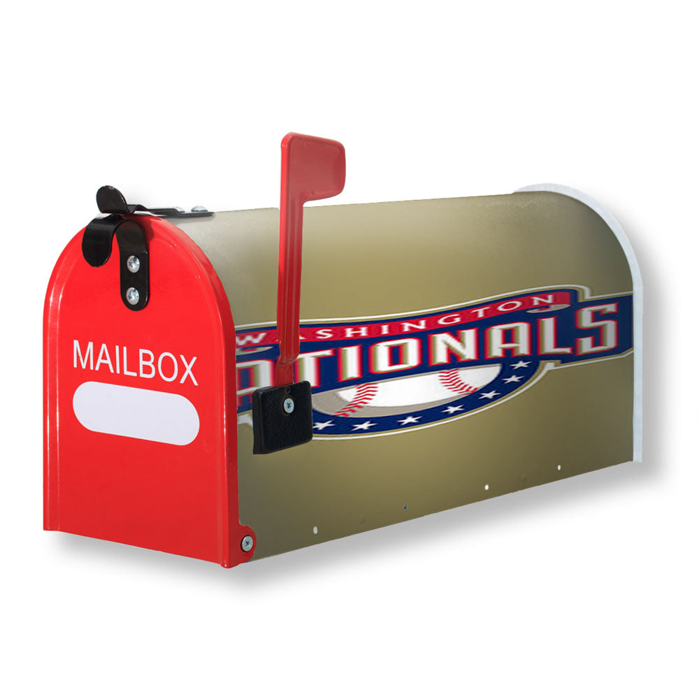 Washington National Baseball Logo Gray Magnetic Mailbox Cover - 18.0" x 21.0"
