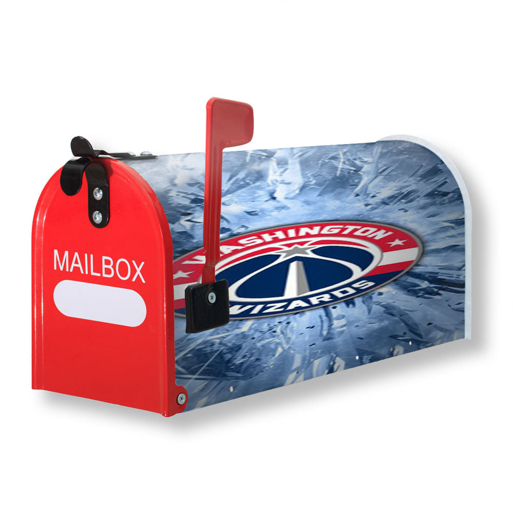 Washington Wizards Crystal Magnetic Mailbox Cover - 18.0" x 21.0"