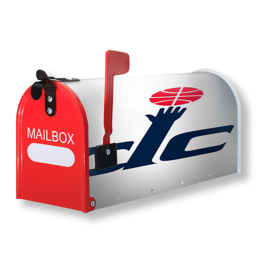 Washington Wizards Dc White Magnetic Mailbox Cover 18" x 21" Outdoor Decor