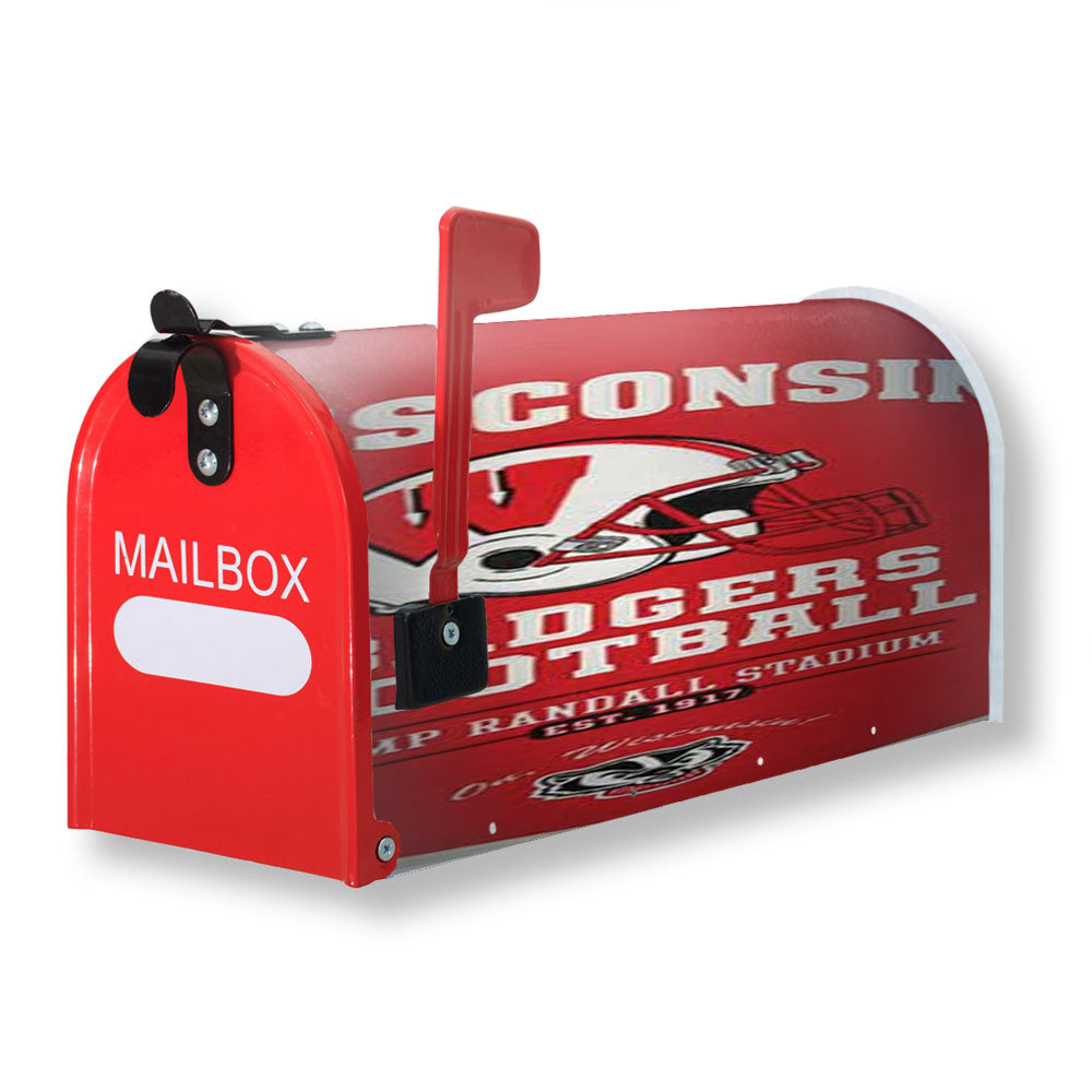 Wisconsin Badgers Champ Banner Magnetic Mailbox Cover - 18.0" x 21.0"