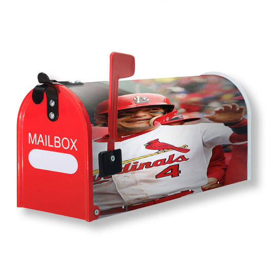 Yadier Molina Cardinal Magnetic Mailbox Cover 18" x 21" Outdoor Decor