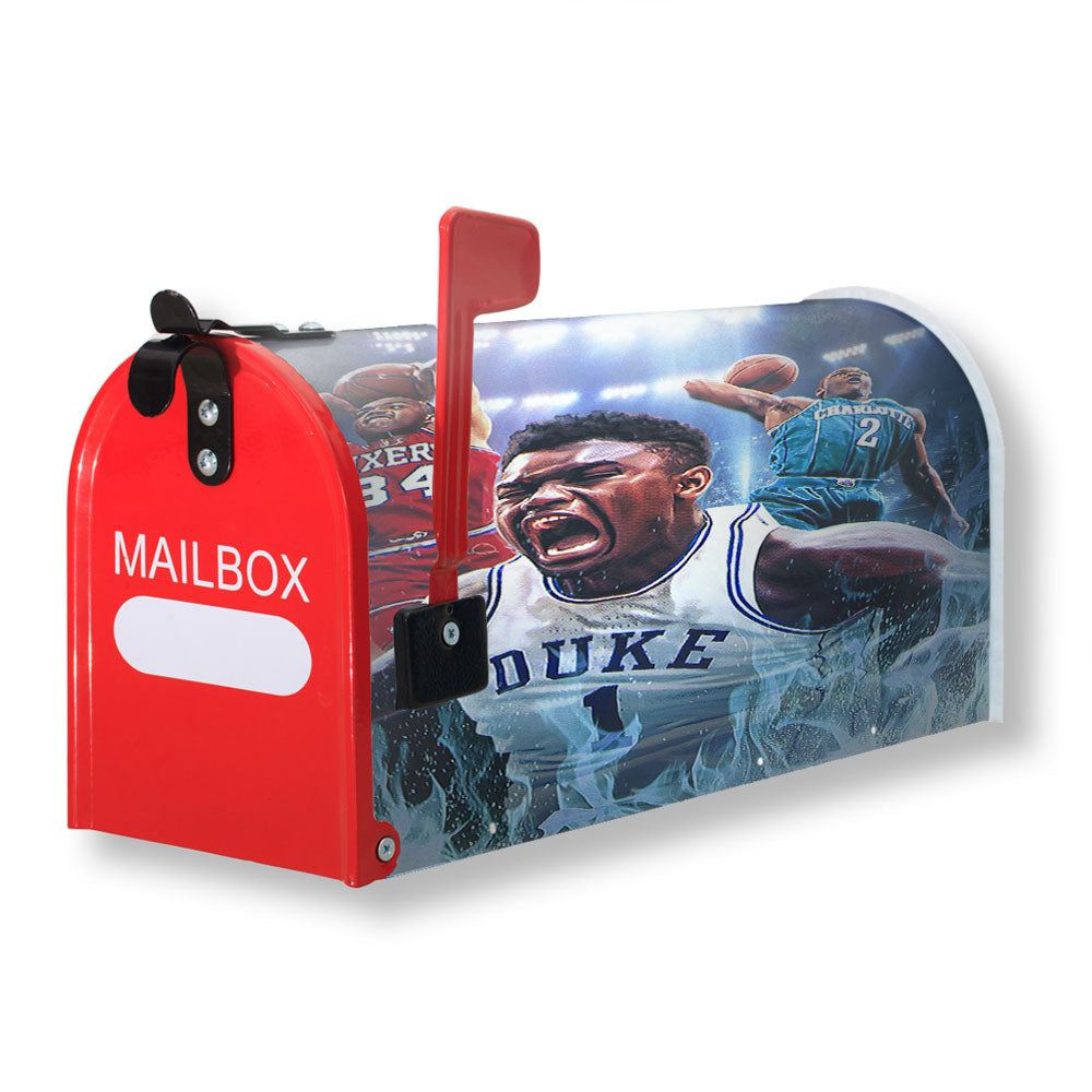 Zion Williamson Duke Wallpaper Magnetic Mailbox Cover - 18.0" x 21.0"