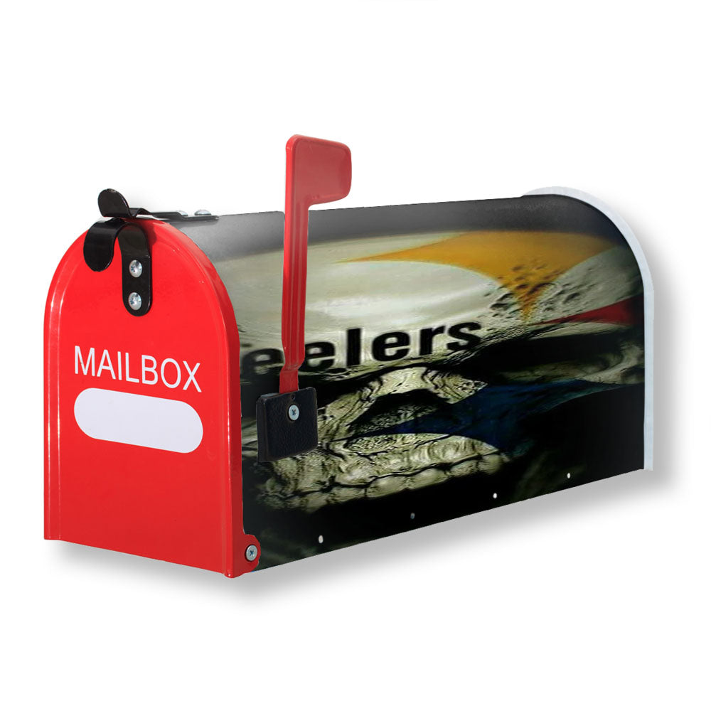 3D Skull Pittsburgh Steelers Magnetic Mailbox Cover - 18.0" x 21.0"