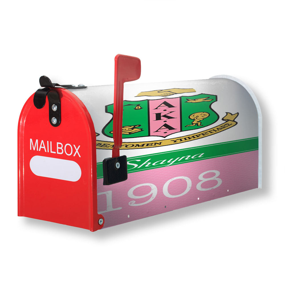 Alpha Kappa Alpha 1908 Magnetic Mailbox Cover - 18.0" x 21.0"