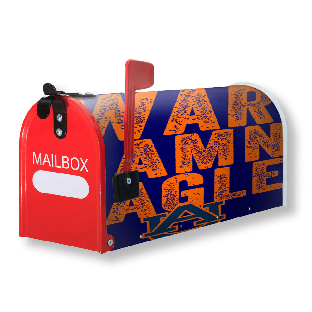 Auburn Tigers University War Damn Eagle Logo Magnetic Mailbox Cover - 18.0" x 21.0"