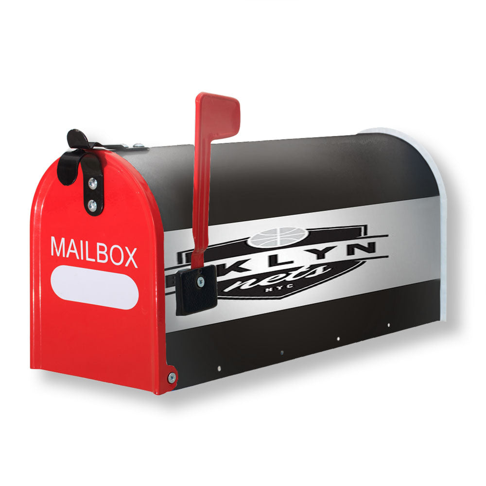 Bklyn Nets Magnetic Mailbox Cover - 18.0" x 21.0"