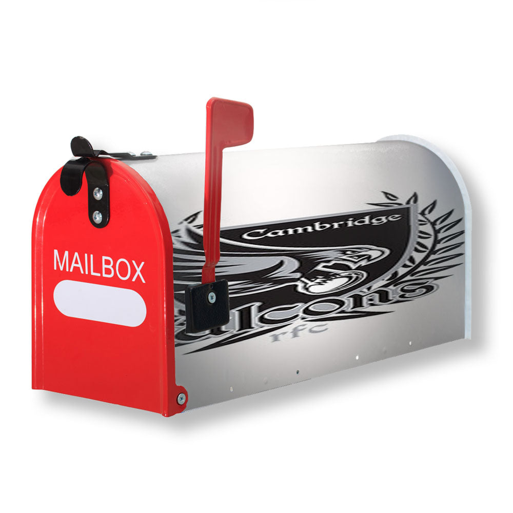Cambridge Falcons Logo Magnetic Mailbox Cover - 18.0" x 21.0"