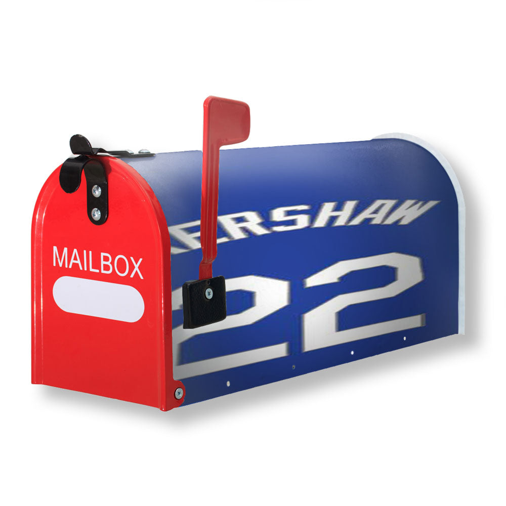 Clayton Kershaw Jersey Magnetic Mailbox Cover - 18.0" x 21.0"