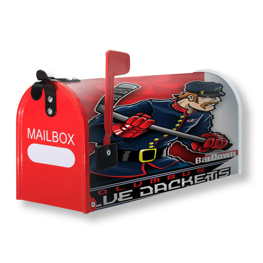 Columbus Blue Dackets Hockey Magnetic Mailbox Cover 18" x 21" Outdoor Decor