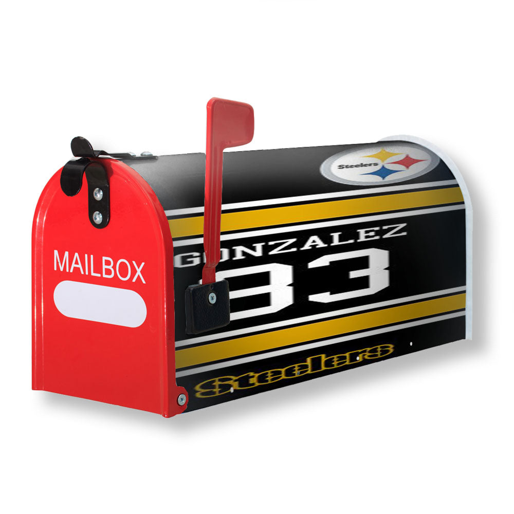 Gonzalez 83 Steelers Magnetic Mailbox Cover - 18.0" x 21.0"