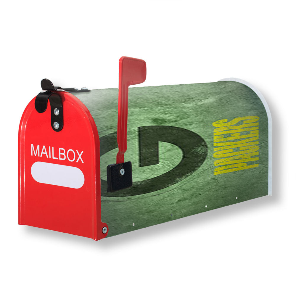 Green Packers Green Wall Landscape Magnetic Mailbox Cover - 18.0" x 21.0"