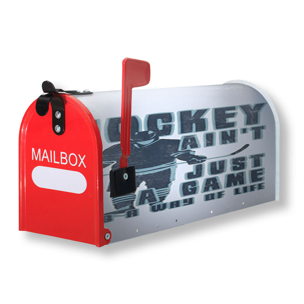 Hockey Ain'T Just A Game Magnetic Mailbox Cover - 18.0" x 21.0"