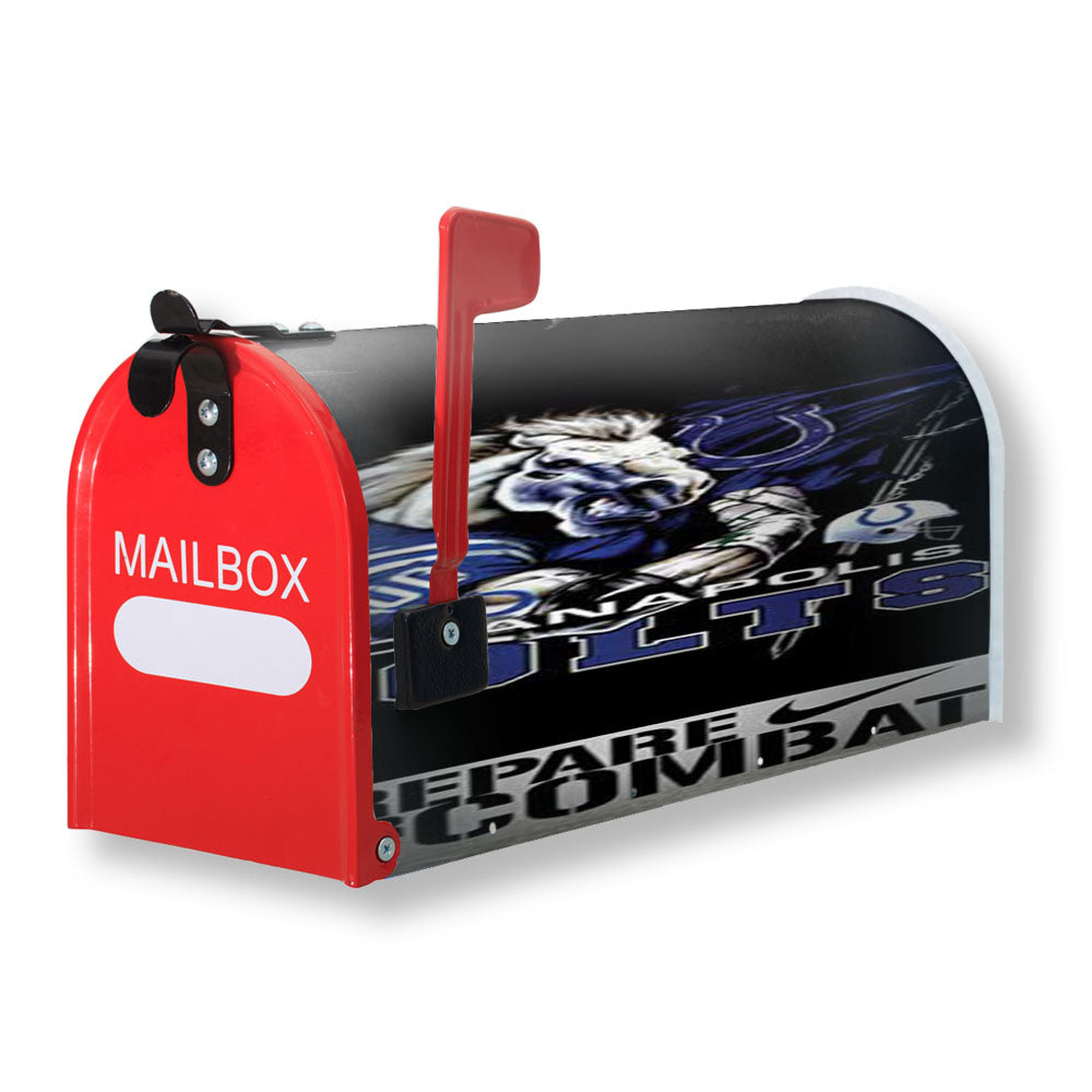 Indy Colts Horse Logo Prepare Magnetic Mailbox Cover - 18.0" x 21.0"