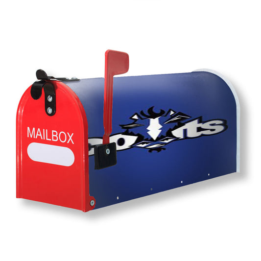 Indy Colts Logo Alt Magnetic Mailbox Cover 18" x 21" Outdoor Decor