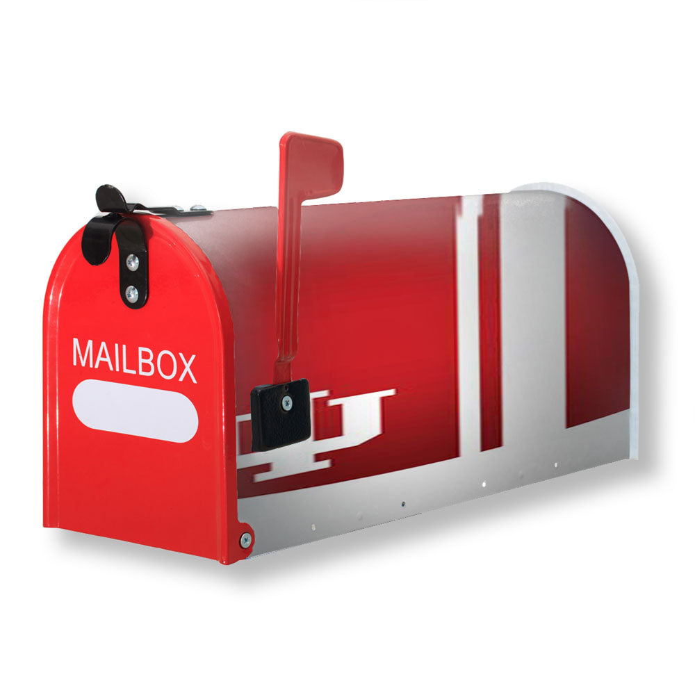 Indy Hoosiers Red Circle Magnetic Mailbox Cover - 18.0" x 21.0"