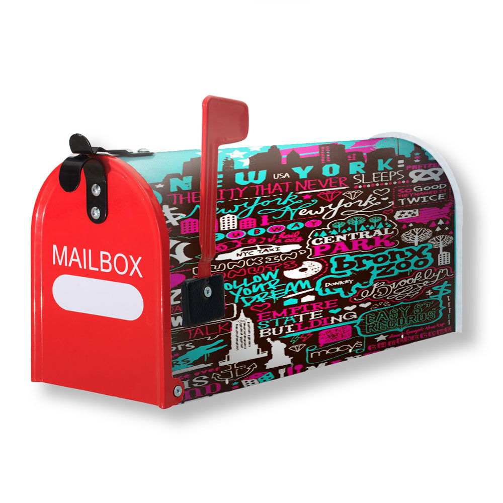 New York City Magnetic Mailbox Cover - 18.0" x 21.0"