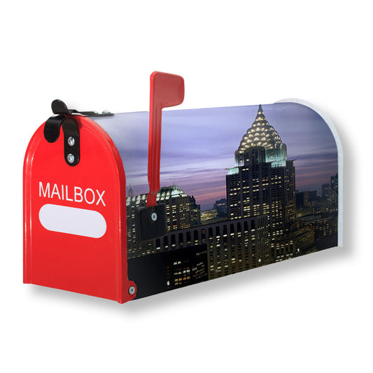 New York Sky View Magnetic Mailbox Cover 18" x 21" Outdoor Decor