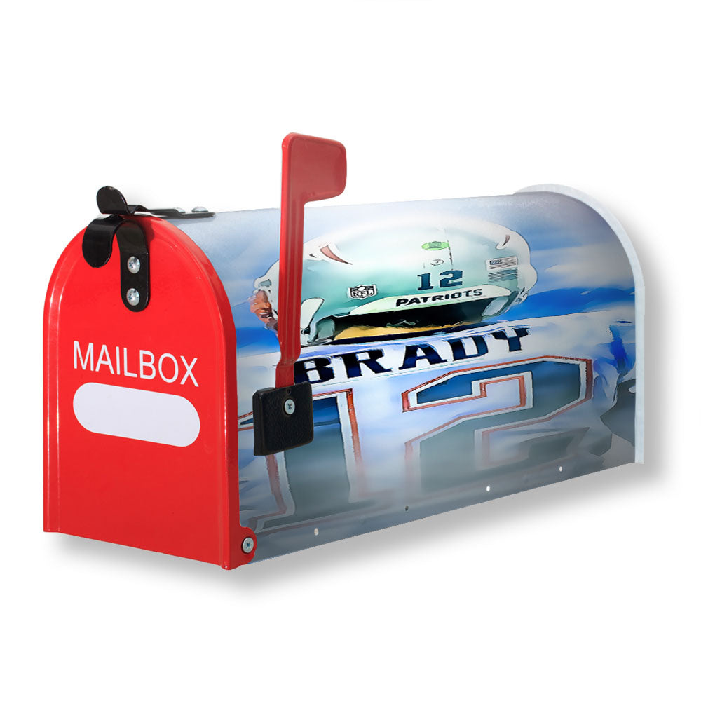 Patriots Super Bowl Wallpaper Li Wallpaper Brady Magnetic Mailbox Cover - 18.0" x 21.0"