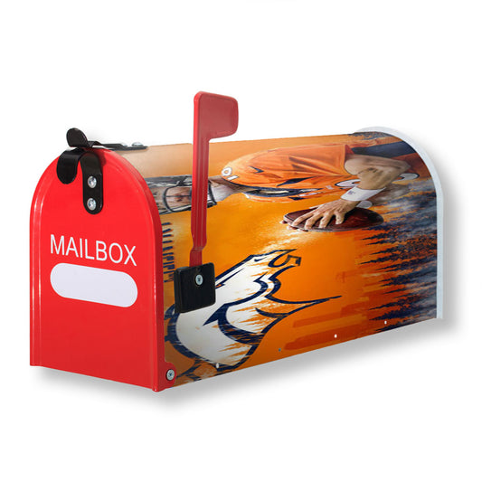 Peyton Manning Broncos Magnetic Mailbox Cover 18" x 21" Outdoor Decor