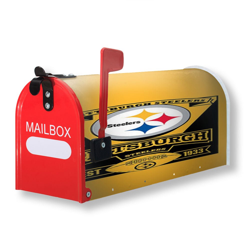 Pittsburgh Steelers 1933 Magnetic Mailbox Cover - 18.0" x 21.0"