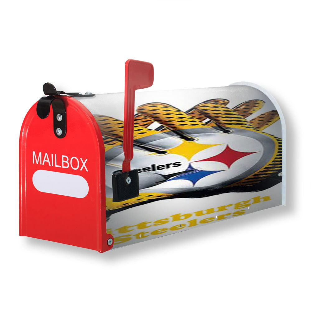 Pittsburgh Steelers Gloves Magnetic Mailbox Cover - 18.0" x 21.0"