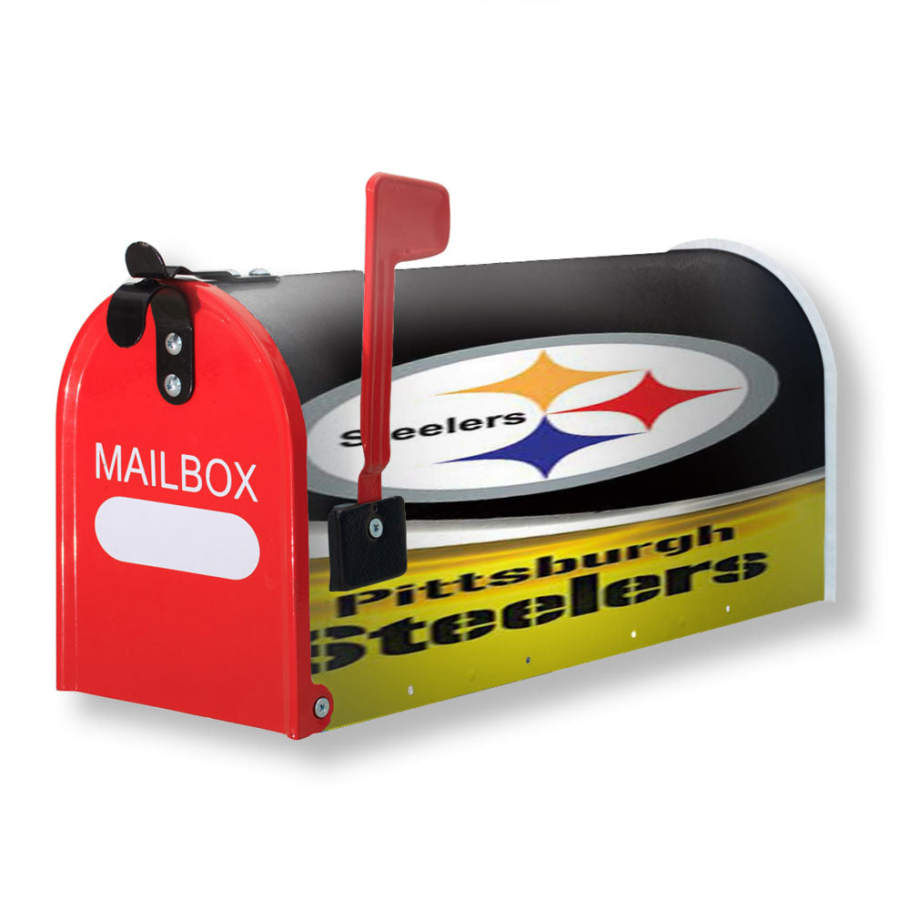 Pittsburgh Steelers Ripple Tall Magnetic Mailbox Cover - 18.0" x 21.0"
