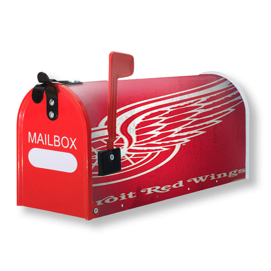 Red Wings Logo Magnetic Mailbox Cover 18" x 21" Outdoor Decor