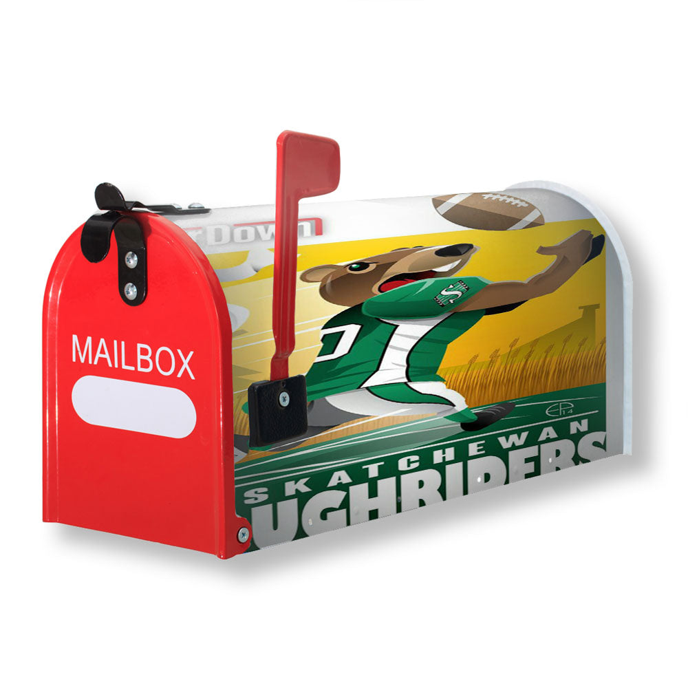 Saskatchewan Roughriders Magnetic Mailbox Cover - 18.0" x 21.0"