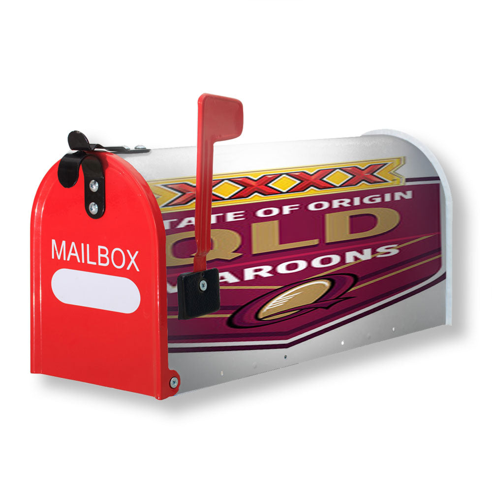 State Of Origin Maroons Magnetic Mailbox Cover - 18.0" x 21.0"