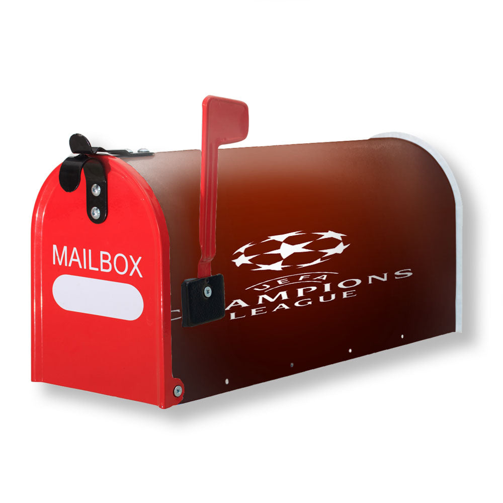 Uefa Champions League Football Logo Wallpaper Magnetic Mailbox Cover - 18.0" x 21.0"