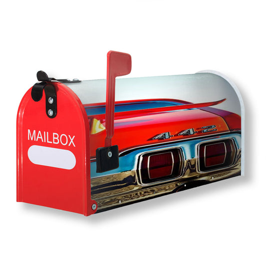Vintage Car Magnetic Mailbox Cover 18" x 21" Outdoor Decor