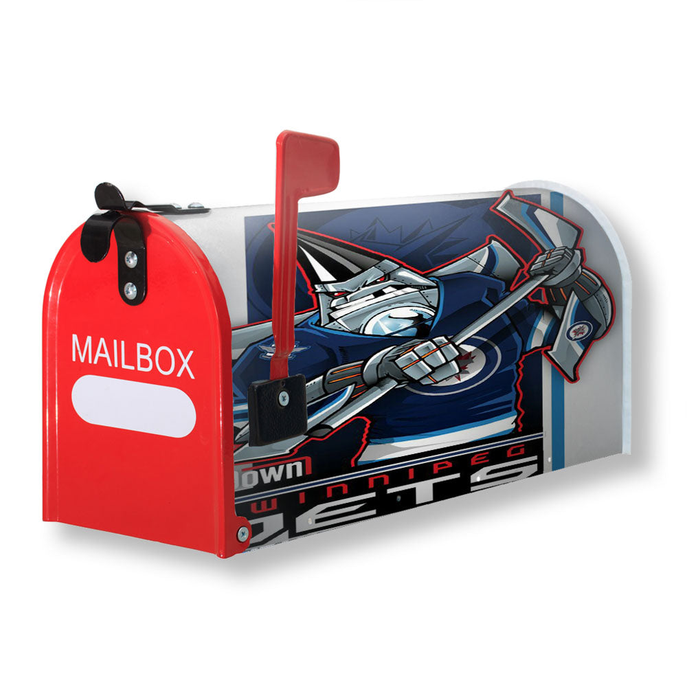 Winipeg Jets Hockey Magnetic Mailbox Cover - 18.0" x 21.0"