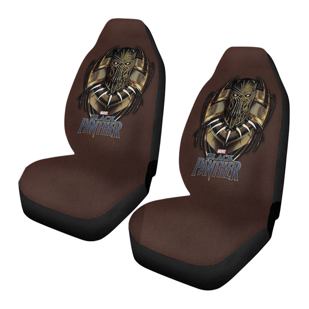 Black Panther Golden Jaguar Car Seat Covers