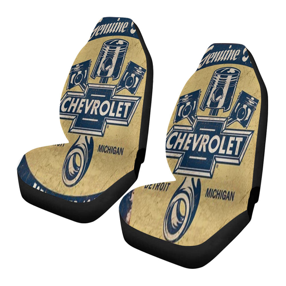 Chevy Retro Car Poster Car Seat Covers