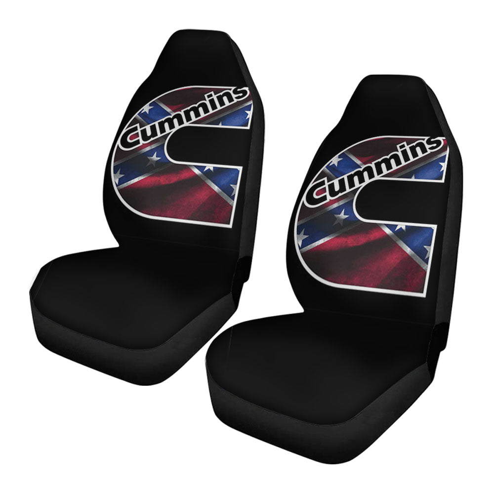 Cummins Flag Logo Car Seat Covers