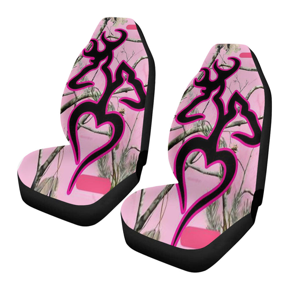 Love Browning Deer Camo Pink Car Seat Covers