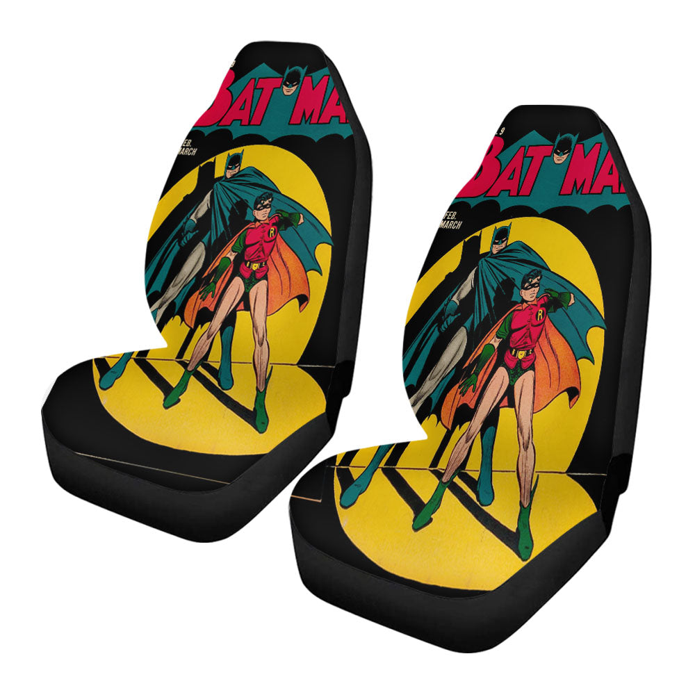 Old Batman Comic 2 Car Seat Covers