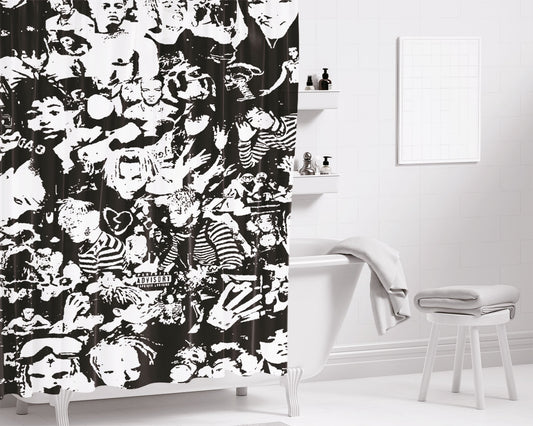Rapper Parental Advi Bathroom Shower Curtain Fabric Waterproof | 66 X 72 Inch