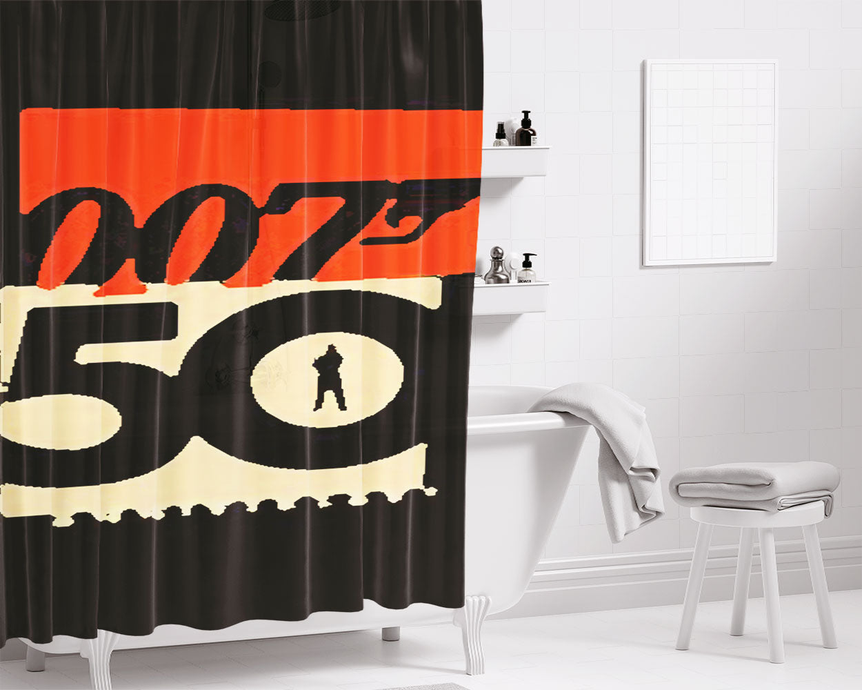 1 800 Get Schwifty Rick Dance Bathroom Shower Curtain Fabric Waterproof | 66 X 72 Inch