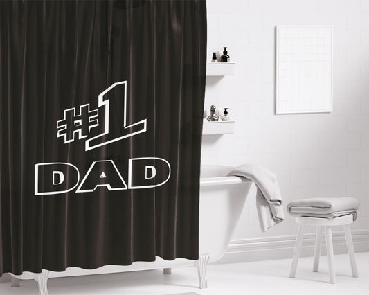 1 Million Dance Studio Logo Bathroom Shower Curtain Fabric Waterproof | 66 X 72 Inch