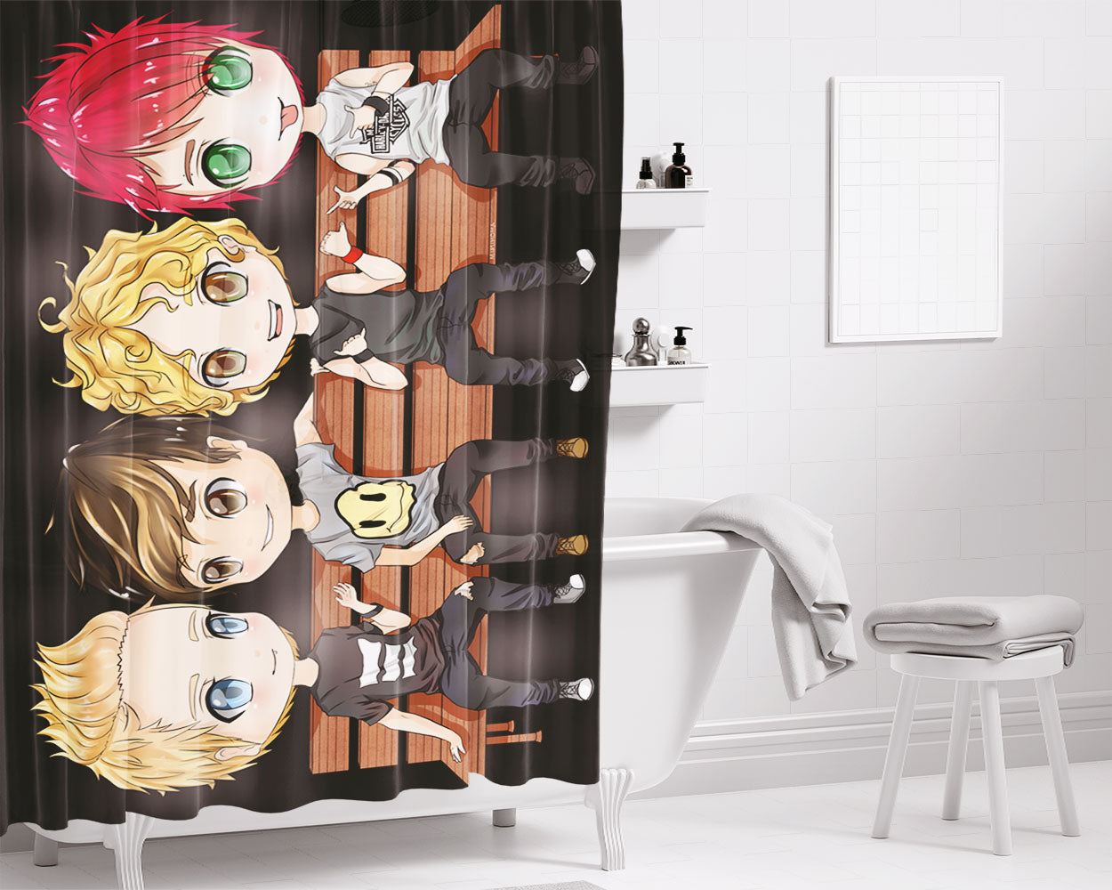 50 Shades Of Grey Movie Bathroom Shower Curtain Fabric Waterproof | 66 X 72 Inch