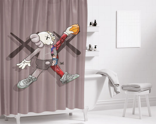 182 Bioshock Infinite Bathroom Shower Curtain Fabric Waterproof | 66 X 72 Inch