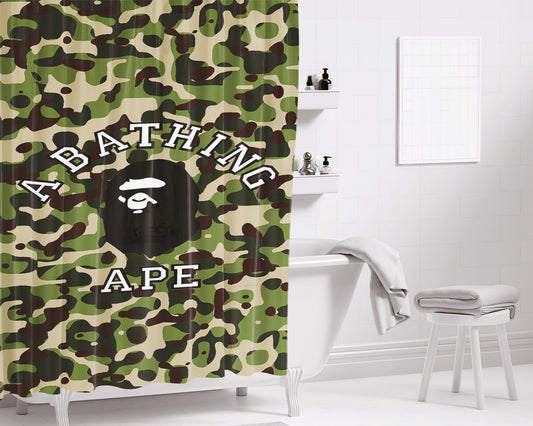 A7Z From Net Bathroom Shower Curtain Fabric Waterproof | 66 X 72 Inch