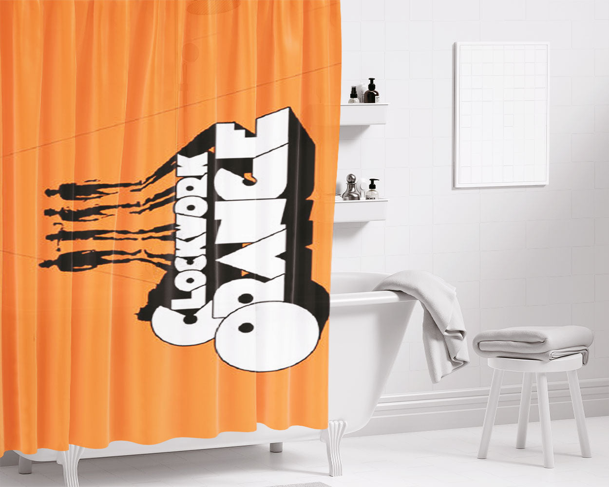 A Boy With Yellow Hair Bathroom Shower Curtain Fabric Waterproof | 66 X 72 Inch