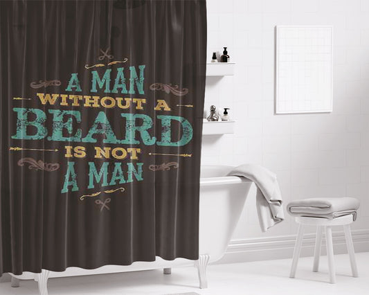 A Little Chat With Myself Bathroom Shower Curtain Fabric Waterproof | 66 X 72 Inch