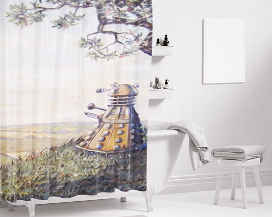 A Pll-Y41 Bathroom Shower Curtain Fabric Waterproof | 66 X 72 Inch