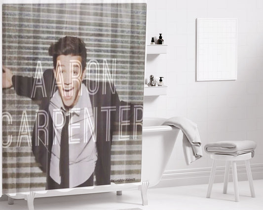 Aaron Carpenter Surf Bathroom Shower Curtain Fabric Waterproof | 66 X 72 Inch