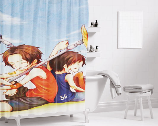 Acdc Bathroom Shower Curtain Fabric Waterproof | 66 X 72 Inch